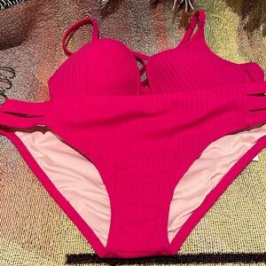 Shade & Shore Pink Bikini Set